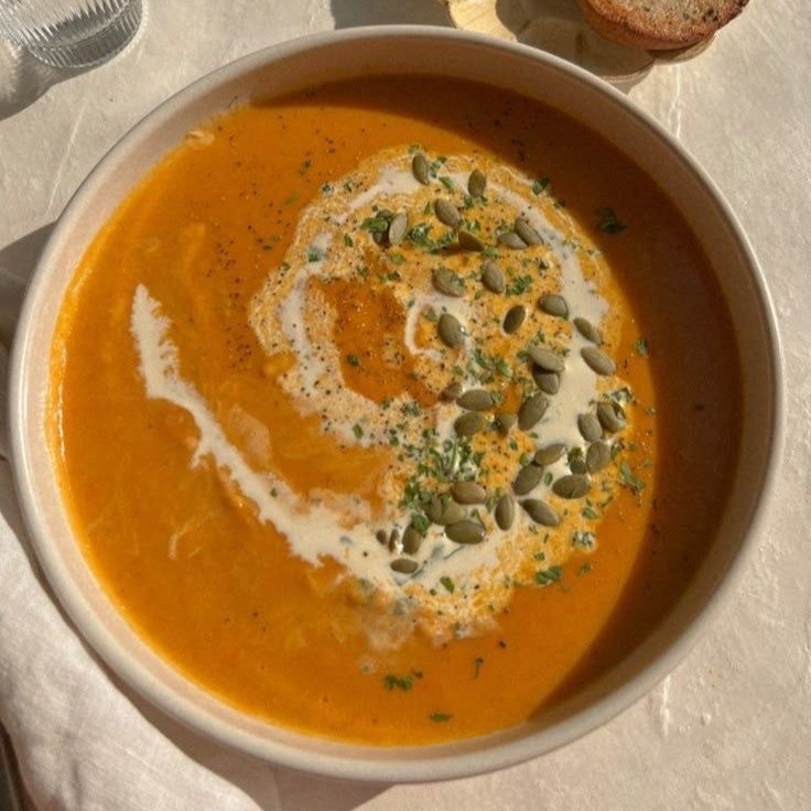 Чечевичный суп с овощами